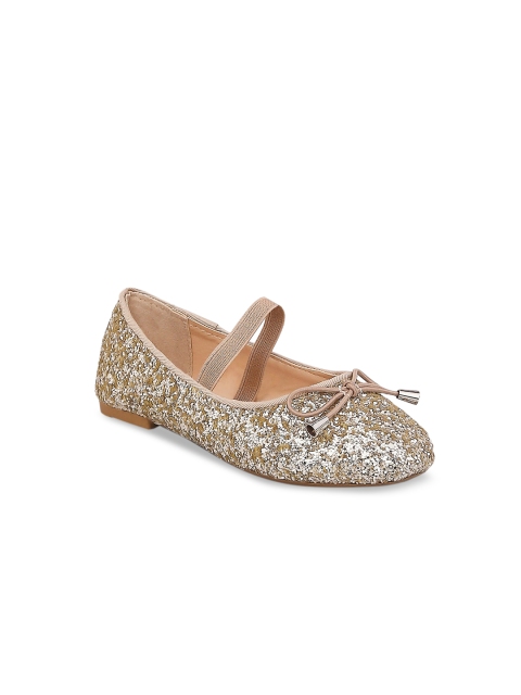 

Pantaloons Junior Girls Gold-Toned Embellished Ballerinas