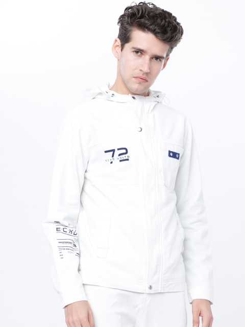 

Ecko Unltd Men White Sporty Shacket