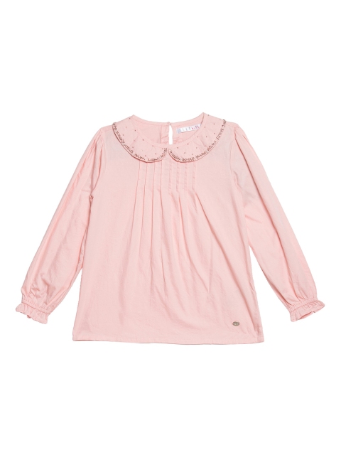 

ELLE Girls Pink Solid Top