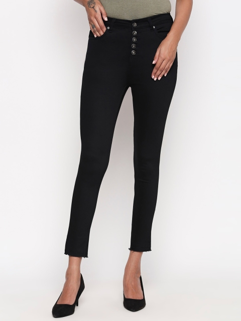

People Women Black Skinny Fit Jeans