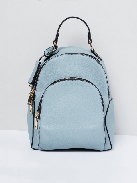 

max Women Blue Solid Backpack