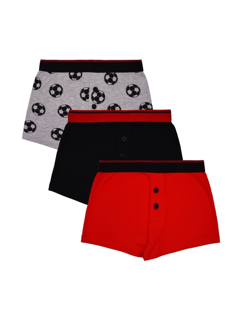 

Charm n Cherish Boys Pack of 3 Boxers, Red