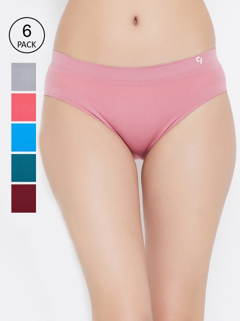 C9 AIRWEAR Women Pack Of 6 Assorted Basic Briefs P1119
