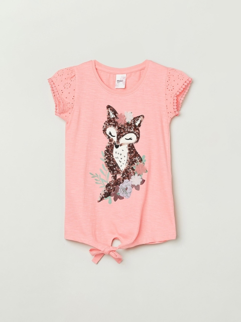 

max Girls Rust Solid Top