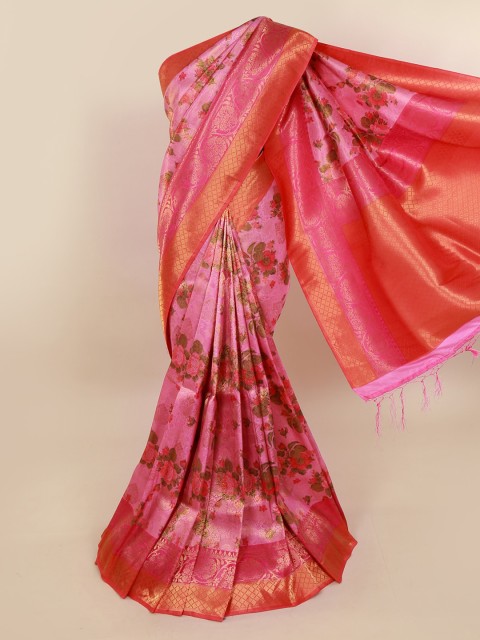 

Pothys Lavender Woven Design Banarasi Saree