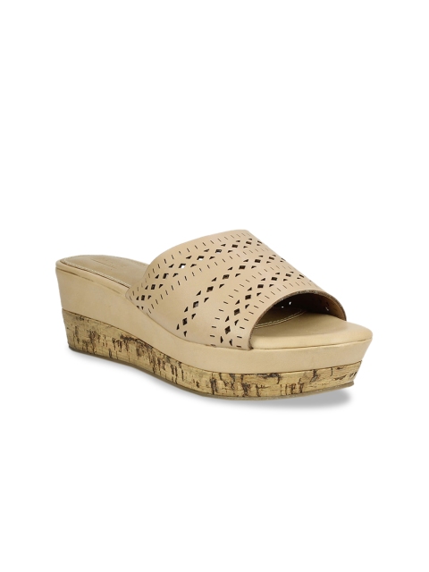 

Inc 5 Women Beige Solid Sandals