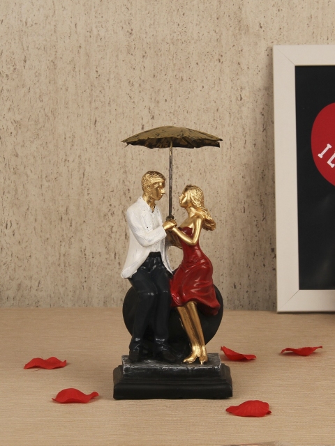 

TIED RIBBONS Black & Red Valentine Couple Showpiece