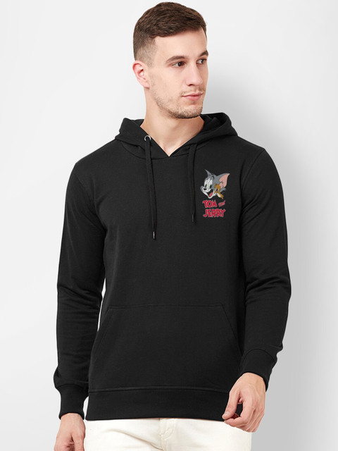 

Free Authority Men Black Tom & Jerry Printed Sweatshirt