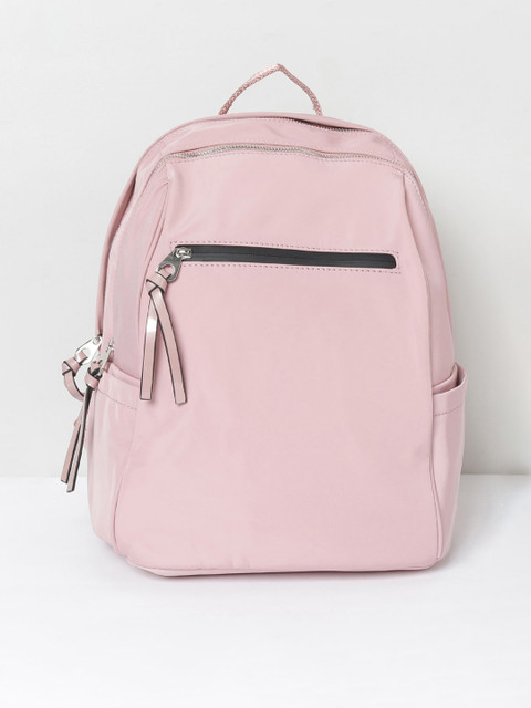 

max Women Pink Solid Backpack