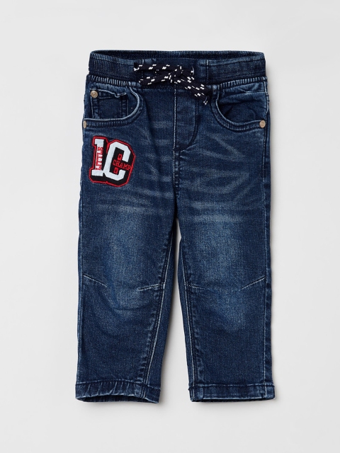 

max Boys Blue Regular Fit Mid-Rise Clean Look Jeans