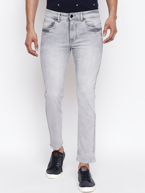 

People Men Grey Skinny Fit Jeans