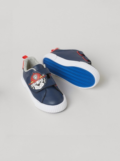 

H&M Boys Navy Blue Printed Trainers