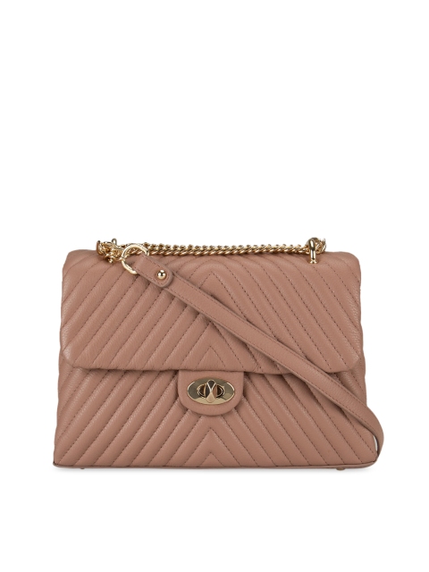 

Da Milano Mauve Textured Sling Bag