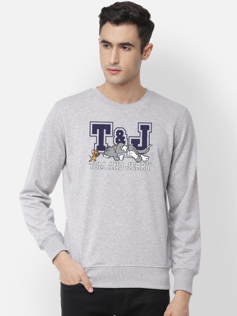 

Free Authority Men Grey Tom & Jerry Print Sweatshirt