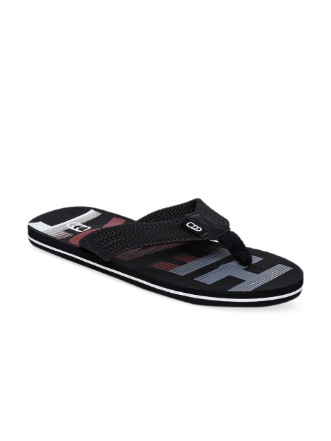 

Ajile by Pantaloons Men Black & Grey Printed Thong Flip-Flops