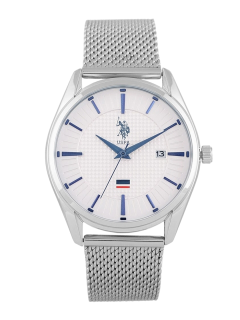 

U.S. Polo Assn. Men White Analogue Watch USWAT0018