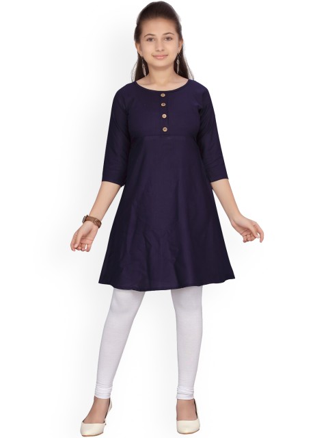 

Aarika Girls Navy Blue Kurta