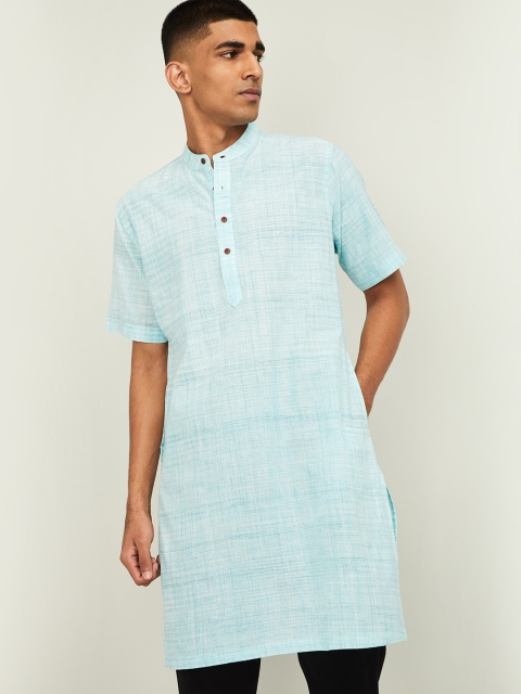 

Melange by Lifestyle Blue Thread Work Kurta