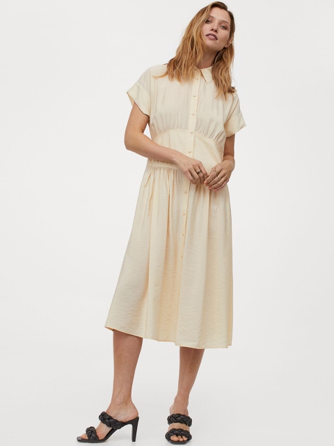 

H&M Beige Shirt Dress