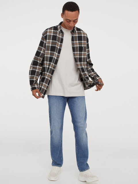

H&M Men Multicoloured Regular Fit Shirt, Multi