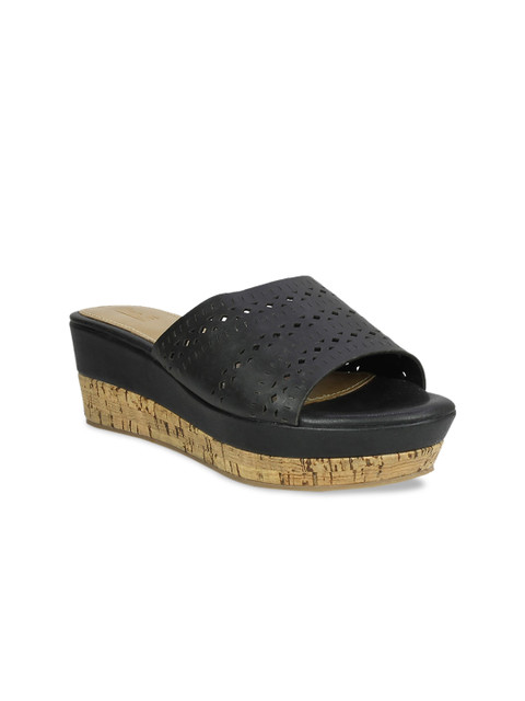 

Inc 5 Women Black Solid Mules