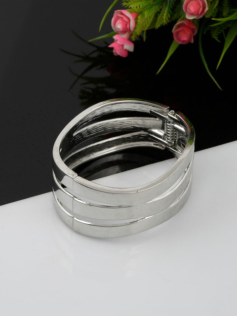 

Imittire Silver-Plated Bangle-Style Bracelet