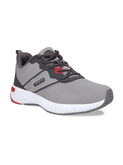 

Campus Men Grey Mesh Running Shoes