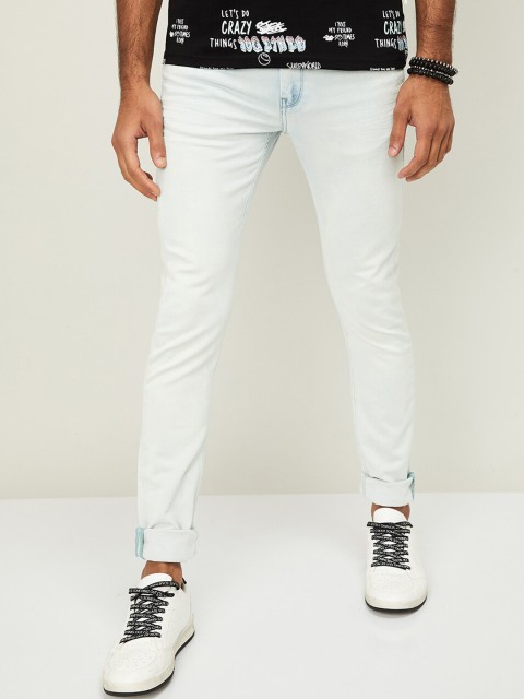 

Bossini Men Blue Slim Fit Mid-Rise Clean Look Jeans