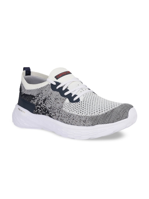 

Campus Men Off-White Mesh Running Shoes