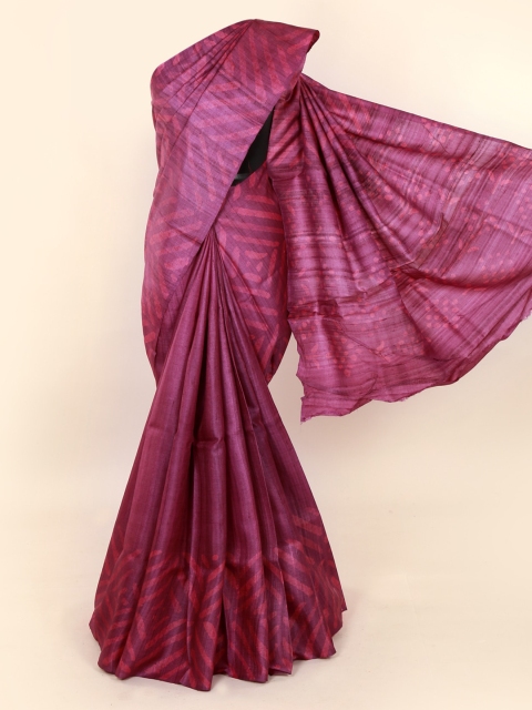 

Pothys Violet Woven Design Pure Silk Saree