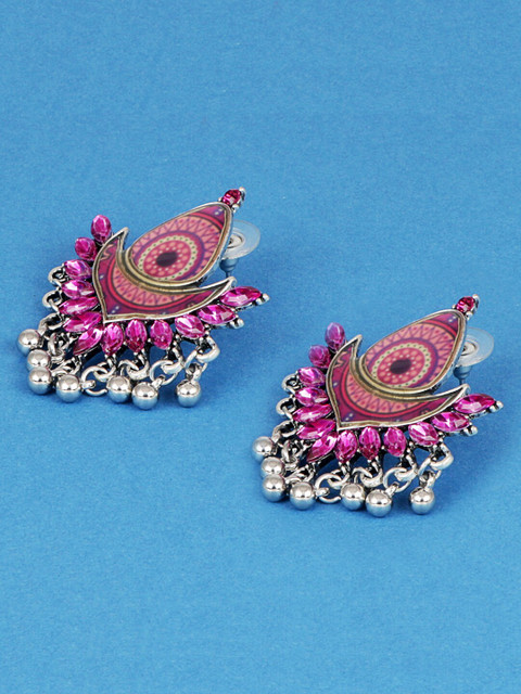 

Jewelz Pink Contemporary Studs