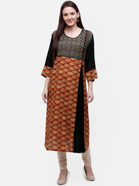 

Rasada Women Brown Ethnic Motifs Printed Kurta