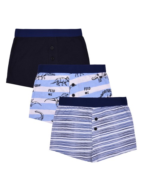 

Charm n Cherish Boys Pack of 3 Boxers BWBXO9, Blue