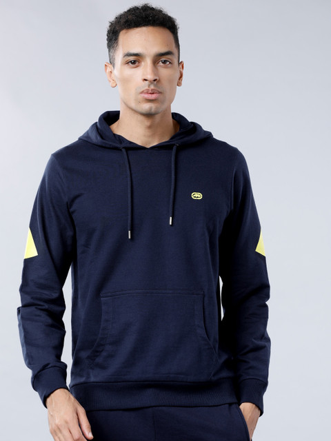 

Ecko Unltd Men Navy Blue Solid Sweatshirt