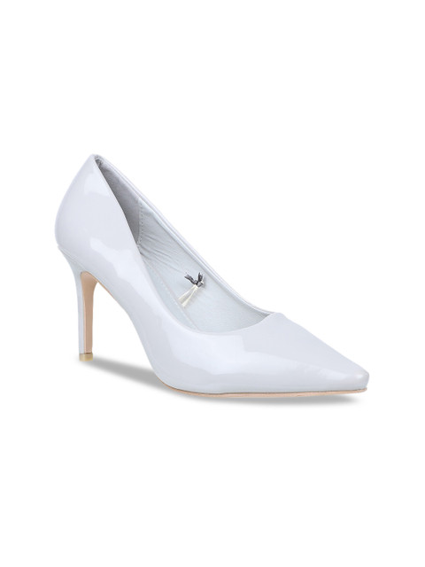 

ELLE Women Grey Solid Stiletto Pumps
