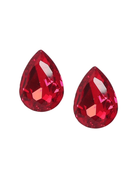 

Mali Fionna Red Teardrop Shaped Handcrafted Studs