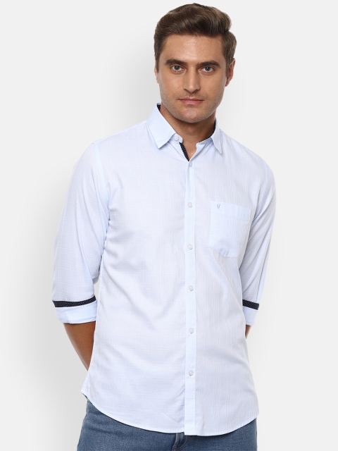 

Van Heusen Sport Men Blue Slim Fit Checked Casual Shirt