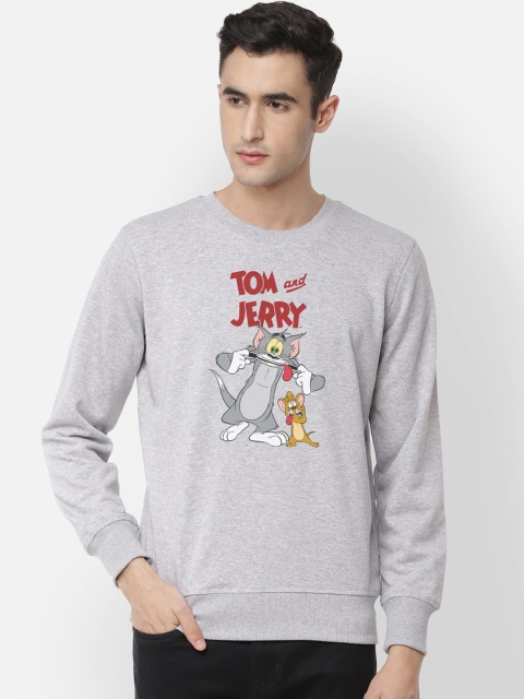 

Free Authority Men Grey Tom & Jerry Print Sweatshirt