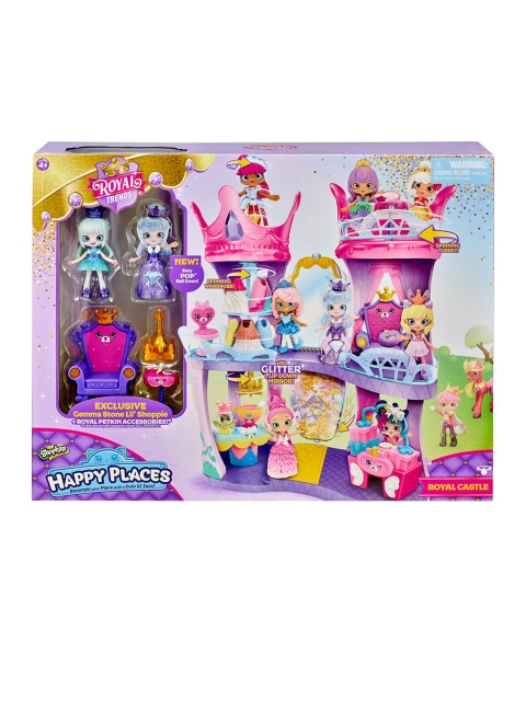 

Shopkins Kids Pink & Purple Happy Places Royal Castle Playset