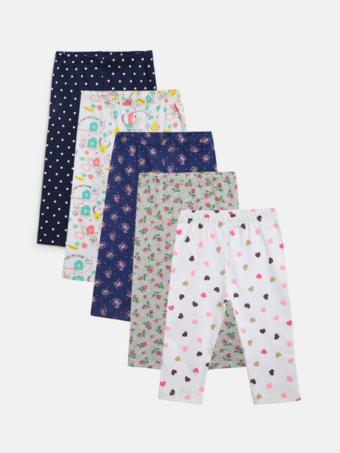 

ZONKO STYLE Kids Pack Of 5 Printed Lounge Pants, Multi