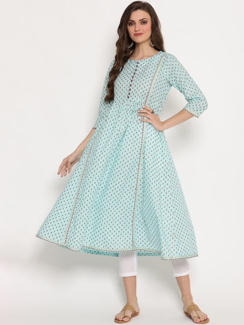 

Ramas Women Blue Printed Anarkali Kurta