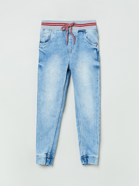 

max Boys Blue Regular Fit Mid-Rise Clean Look Jeans