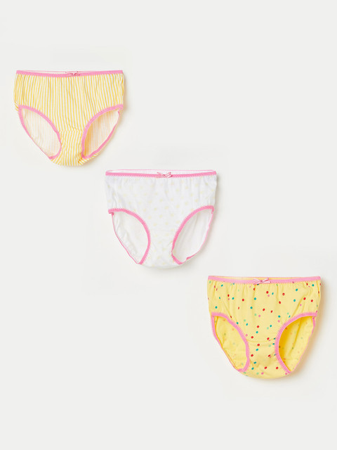 

Fame Forever by Lifestyle Girls Pack Of 3 Assorted Basic Briefs8907362574632