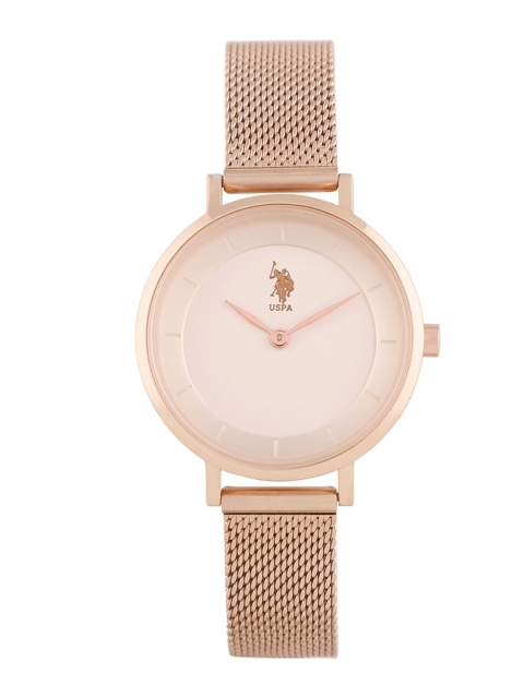 

U.S. Polo Assn. Women Rose Gold Analogue Watch
