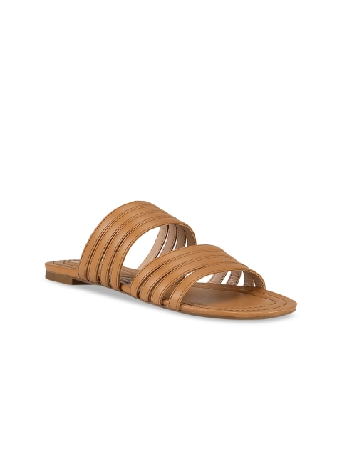 

ROSSO BRUNELLO Women Tan Solid Open Toe Flats