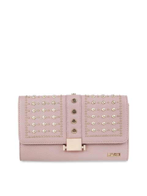 

Mochi Pink Embellished Envelope Clutch