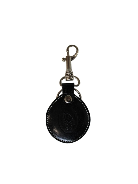 

RICH BORN Unisex Black Solid Leather Key Chain