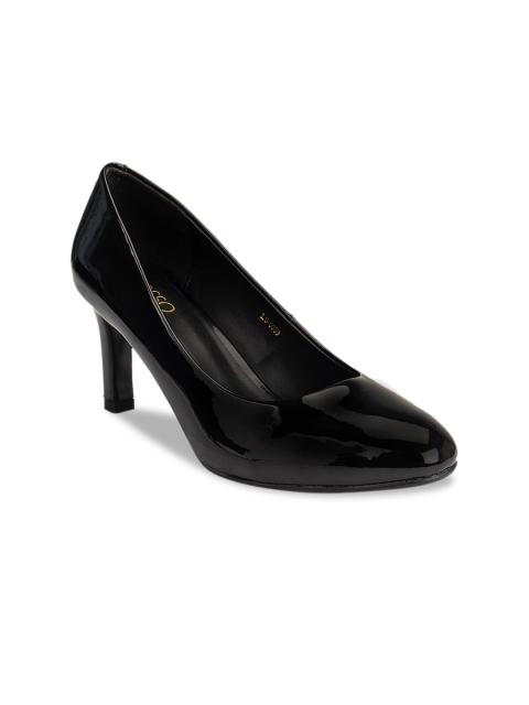 

ROSSO BRUNELLO Women Black Solid Pumps