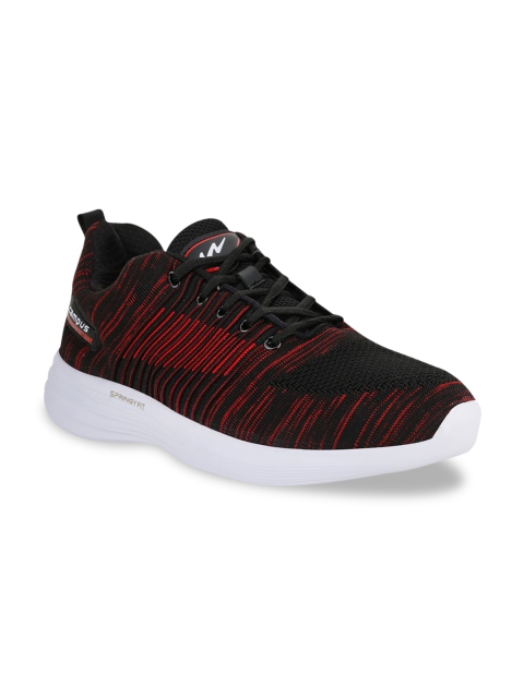 

Campus Men Red Mesh Walking Shoes