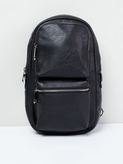 

max Men Black Solid Backpack